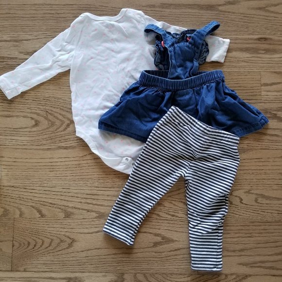 *3 for $20*Cat & Jack Valentine's Day 3 pcs set 12M - Picture 6 of 6